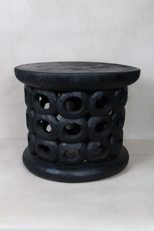 Donut Bamileke Table - Black - 137.2 by Botanical Boys