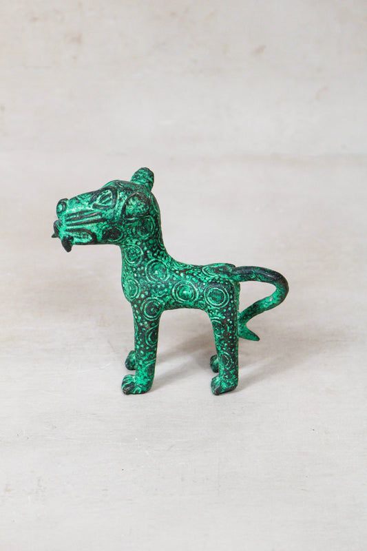 Benin Leopard sculpture - Bronze 56.21 by Botanical Boys