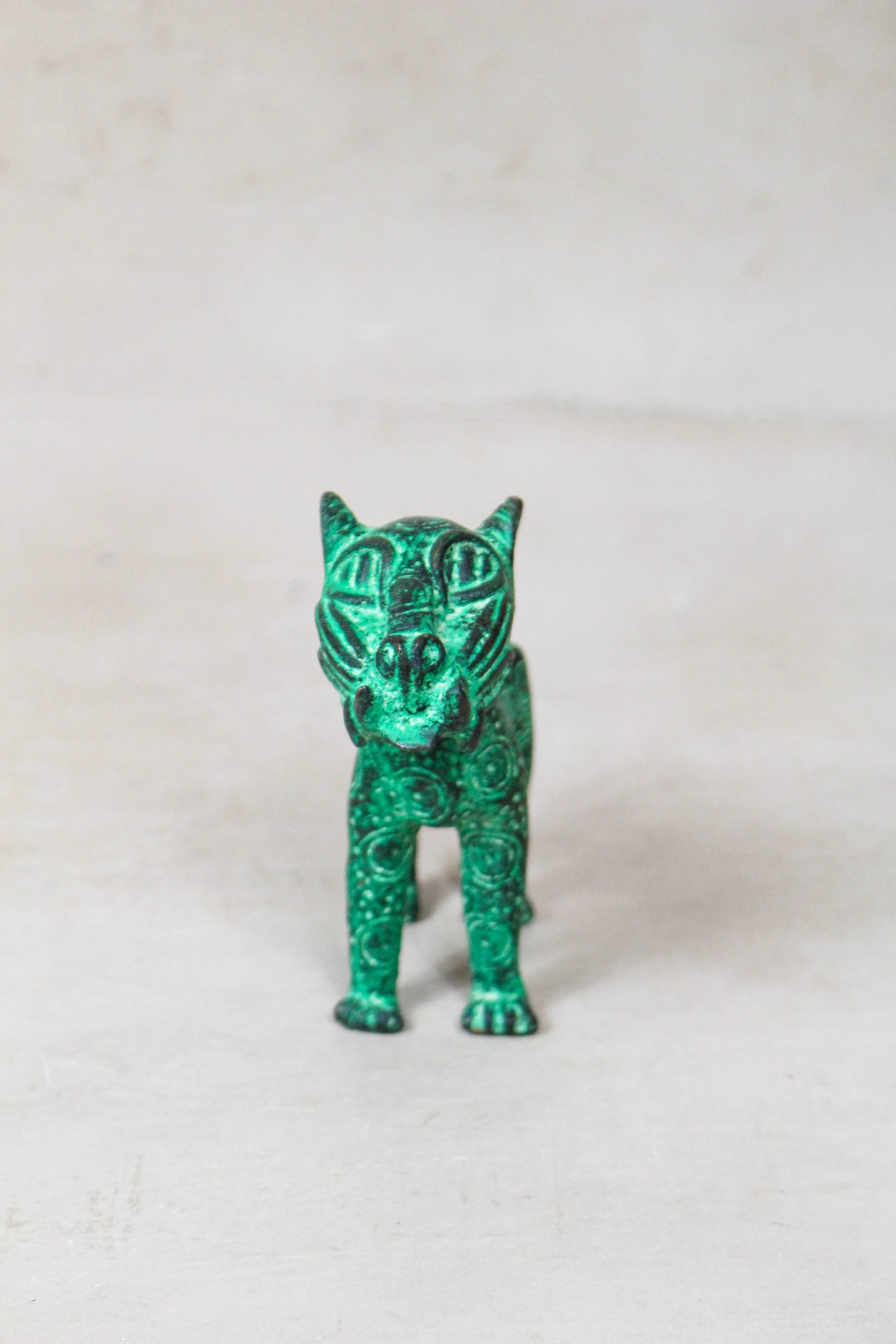 Benin Leopard sculpture - Bronze 56.21 by Botanical Boys