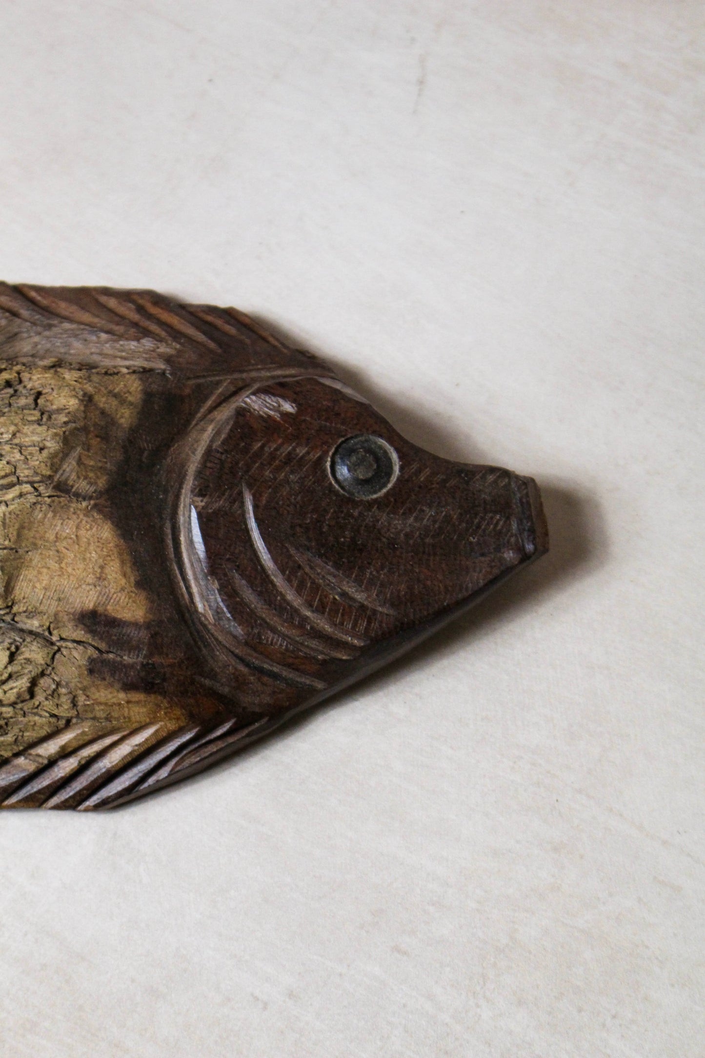 Driftwood Hand Carved Fish - 116.16 By Botanical Boys