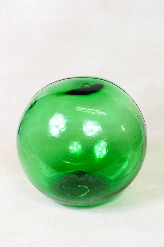 Antique Large Hand Blown Glass Buoy GB2 By Botanical Boys