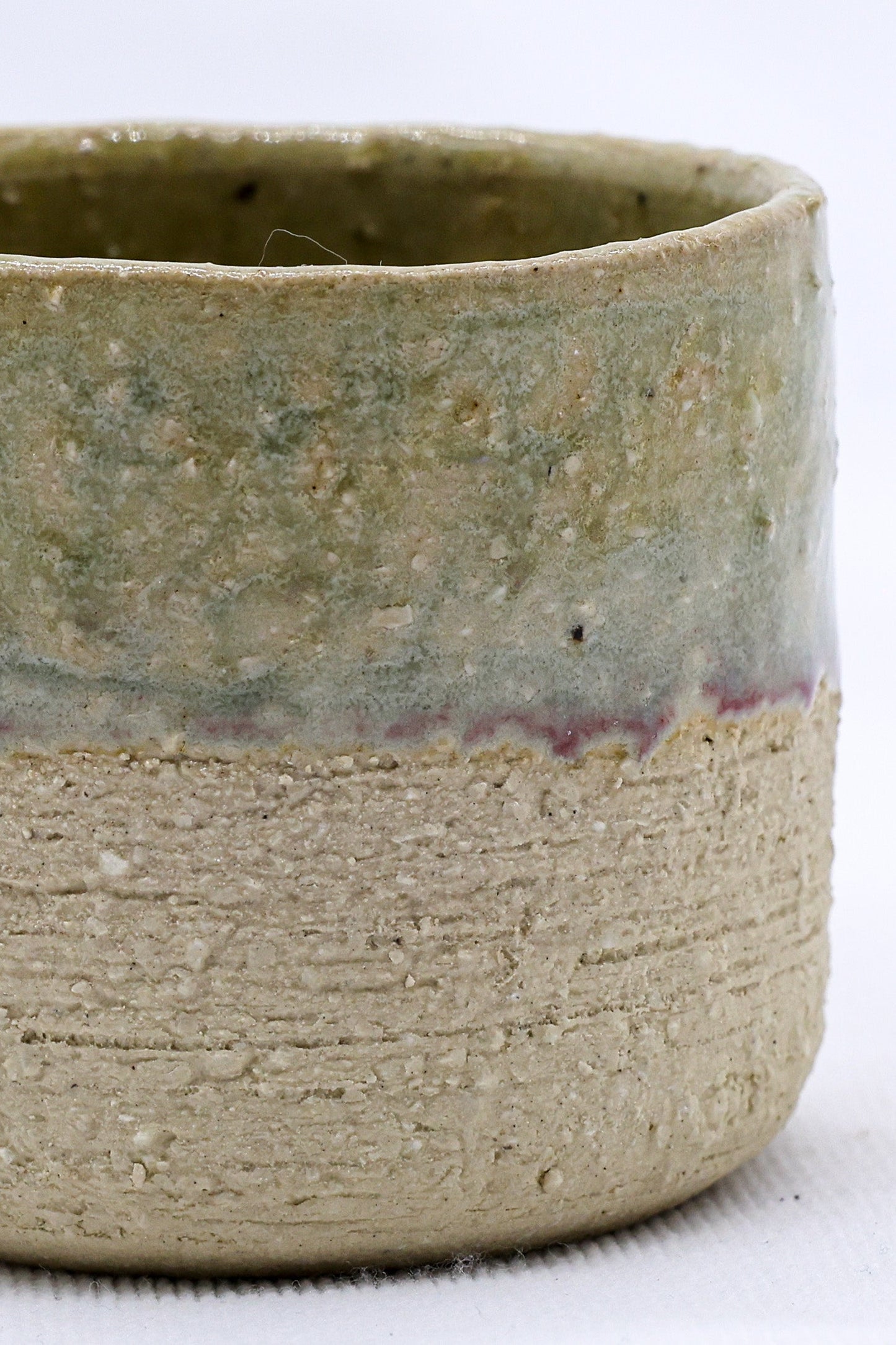 Beige Picollo Handmade Ceramic Milled Stoneware Espresso Mug by Ribera Handmade Ceramics