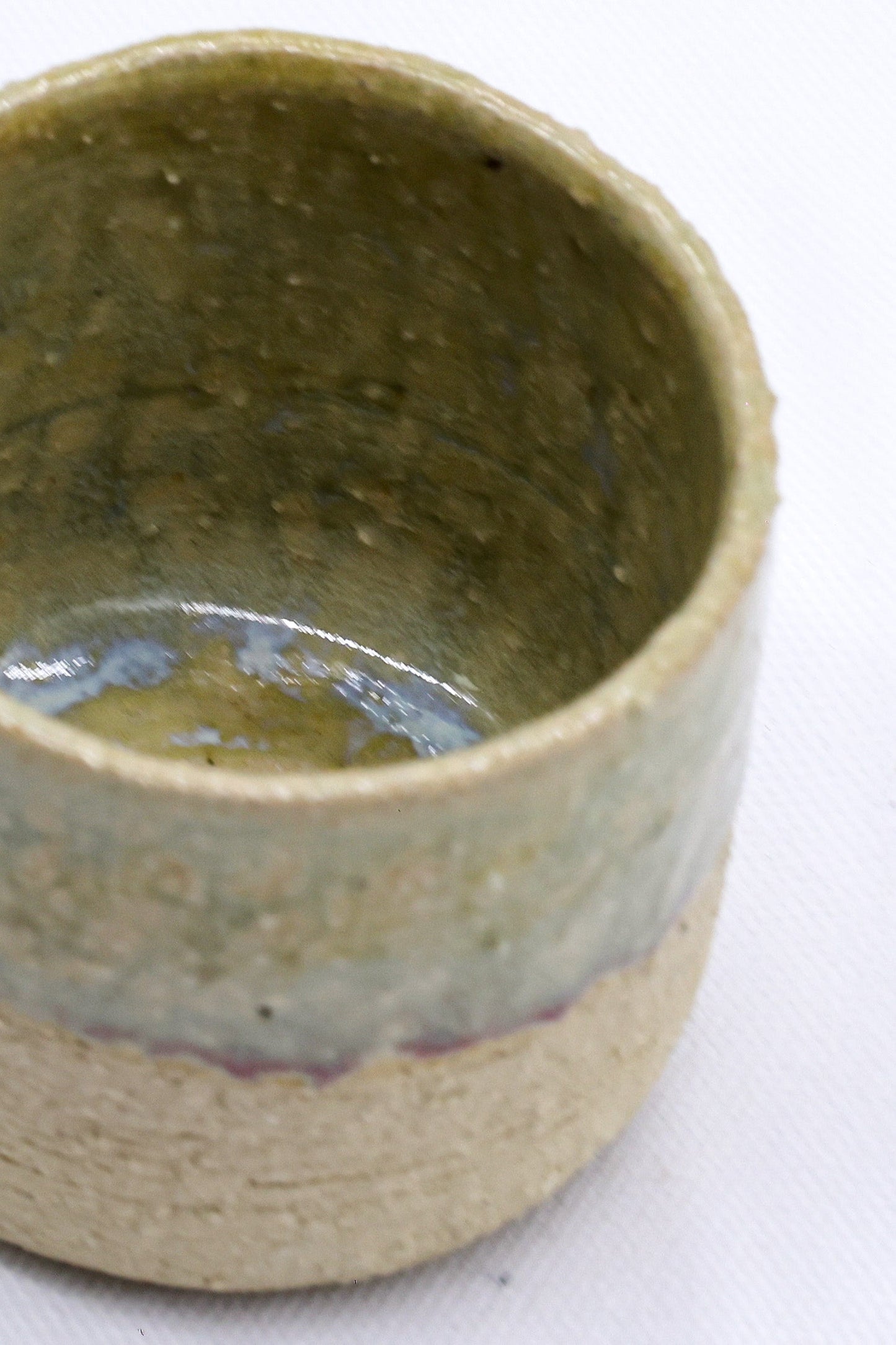 Beige Picollo Handmade Ceramic Milled Stoneware Espresso Mug by Ribera Handmade Ceramics