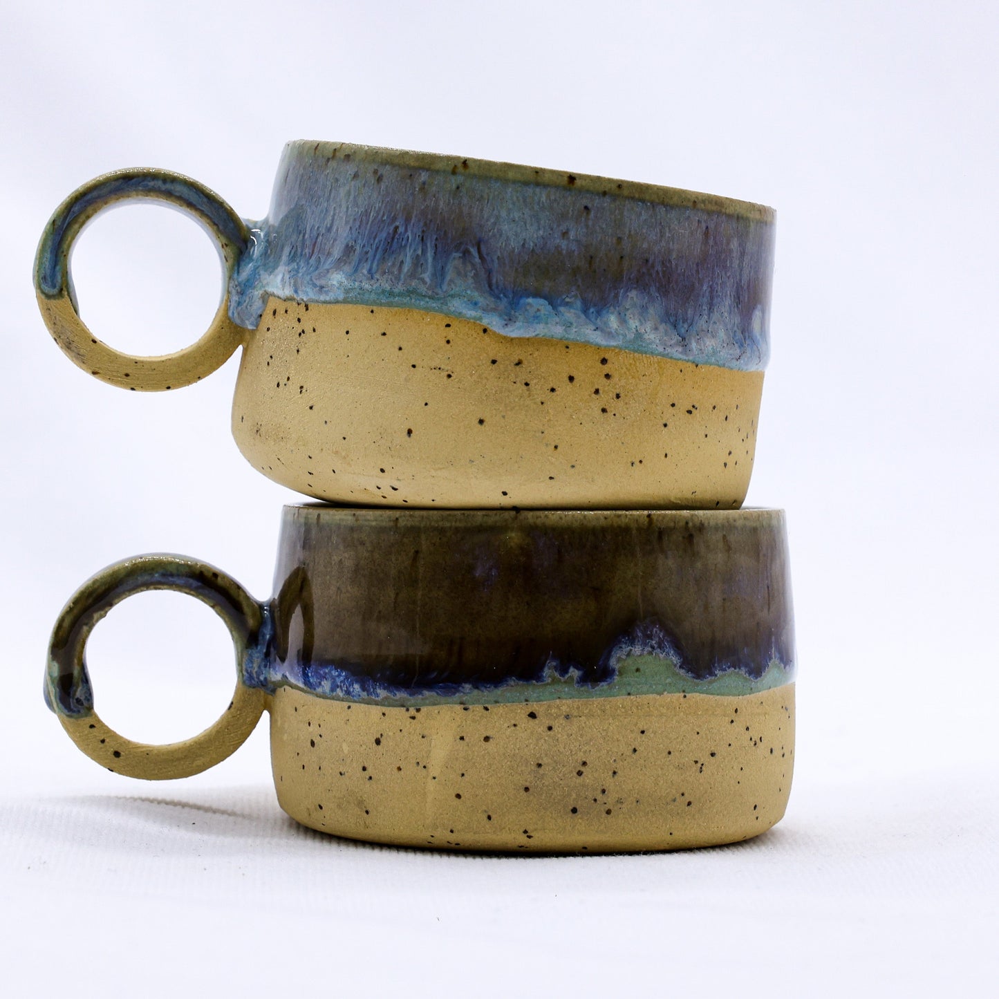 Bluvio Perugia Handmade Stoneware Ceramic Mug by Ribera Handmade Ceramics