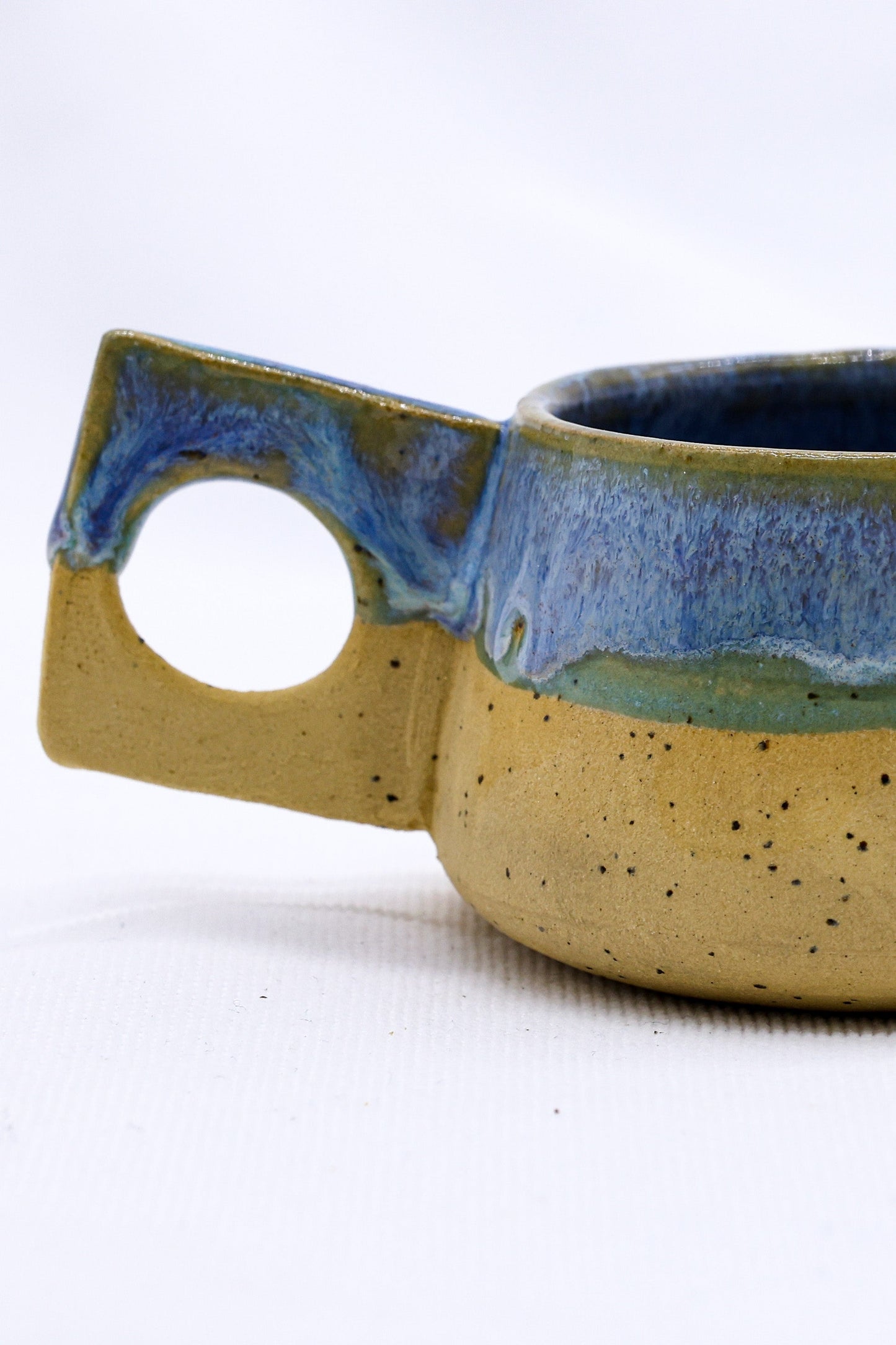 Bluverde Formo Handmade Ceramic Stoneware Coffee Mug by Ribera Handmade Ceramics