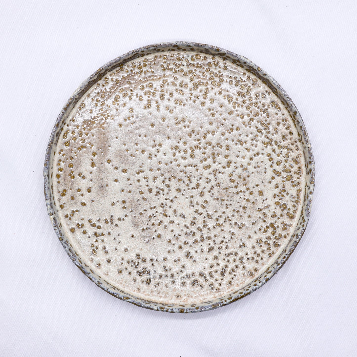 27 cm Saltfoam Stoneware Handmade Ceramic Dinner Plate by Ribera Handmade Ceramics