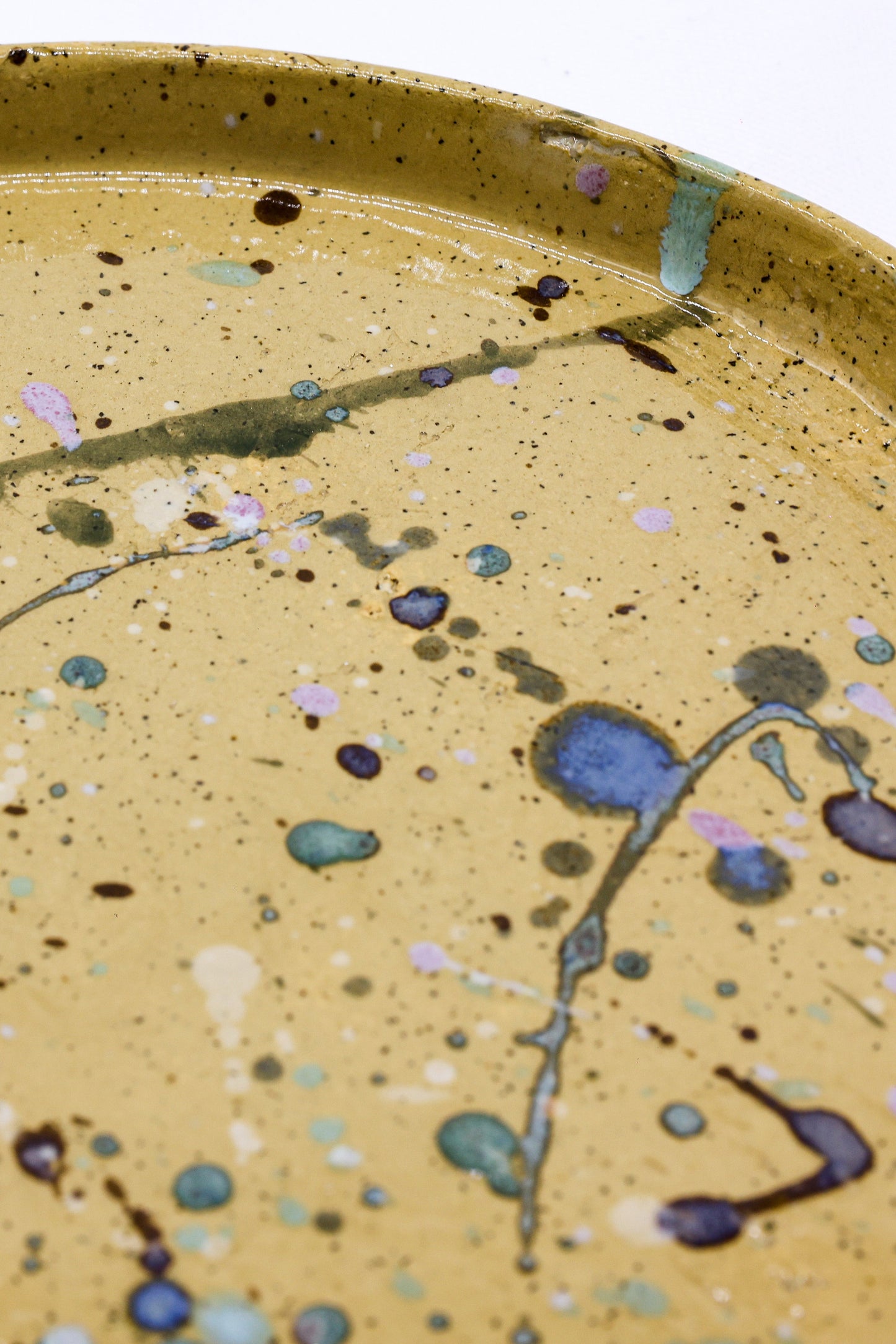 23 cm Oliva Stoneware Handmade Ceramic Dinner Plate by Ribera Handmade Ceramics