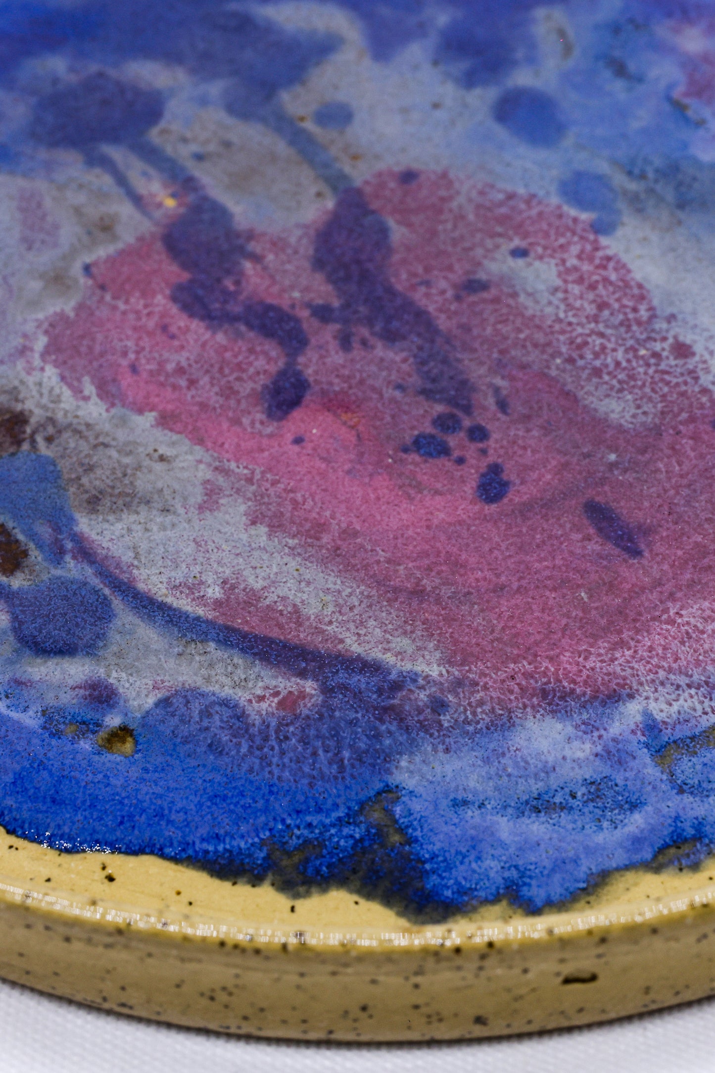 23 cm Deepsea Stoneware Handmade Ceramic Dinner Plate by Ribera Handmade Ceramics