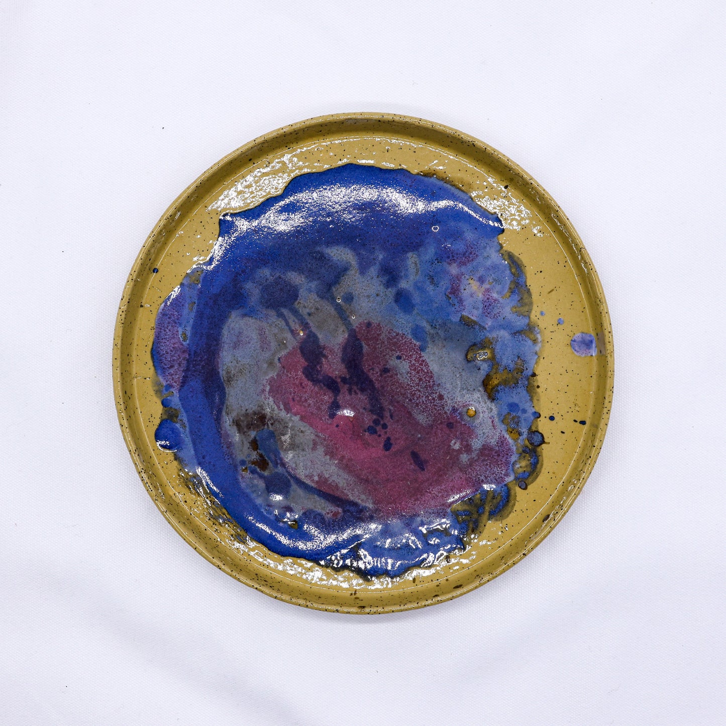 23 cm Deepsea Stoneware Handmade Ceramic Dinner Plate by Ribera Handmade Ceramics