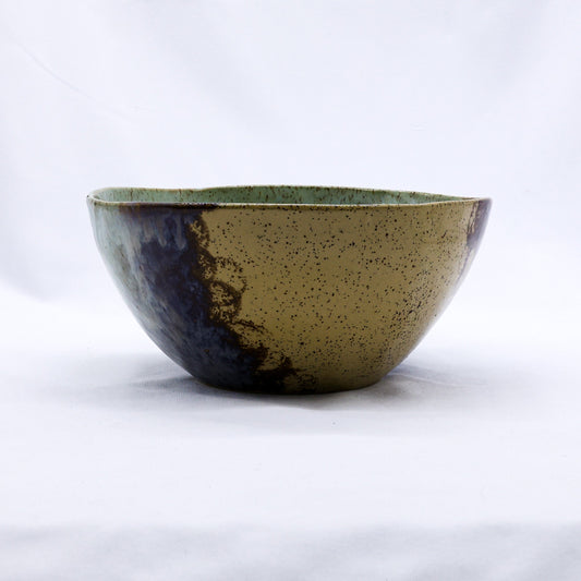 Large Saltwater Lavender Handmade Ceramic Stoneware Dinner Bowl by Ribera Handmade Ceramics