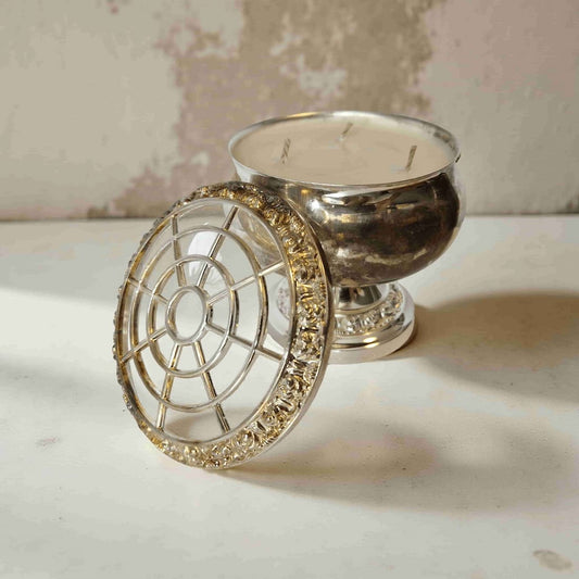 Ralph's Orchard Ianthe Silver Rose Bowl Candle