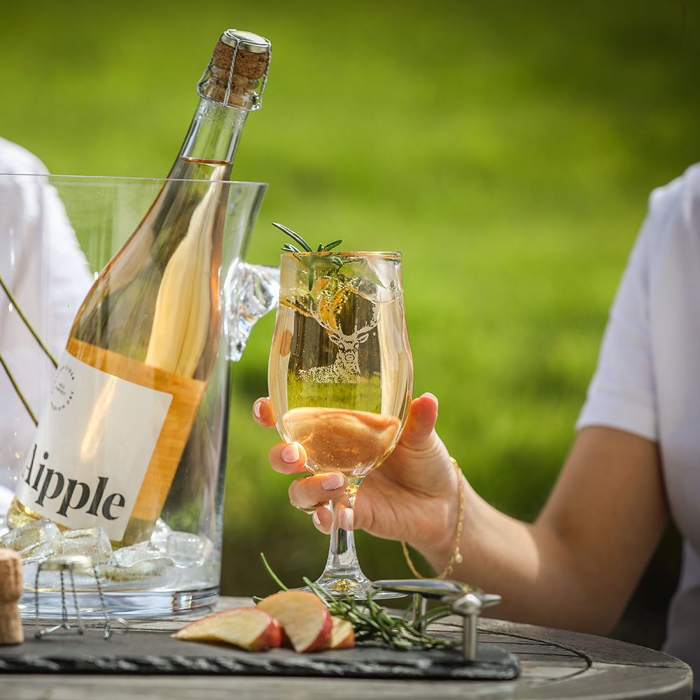 Stag Craft Beer Glasses - Set of 2 by Selbrae House