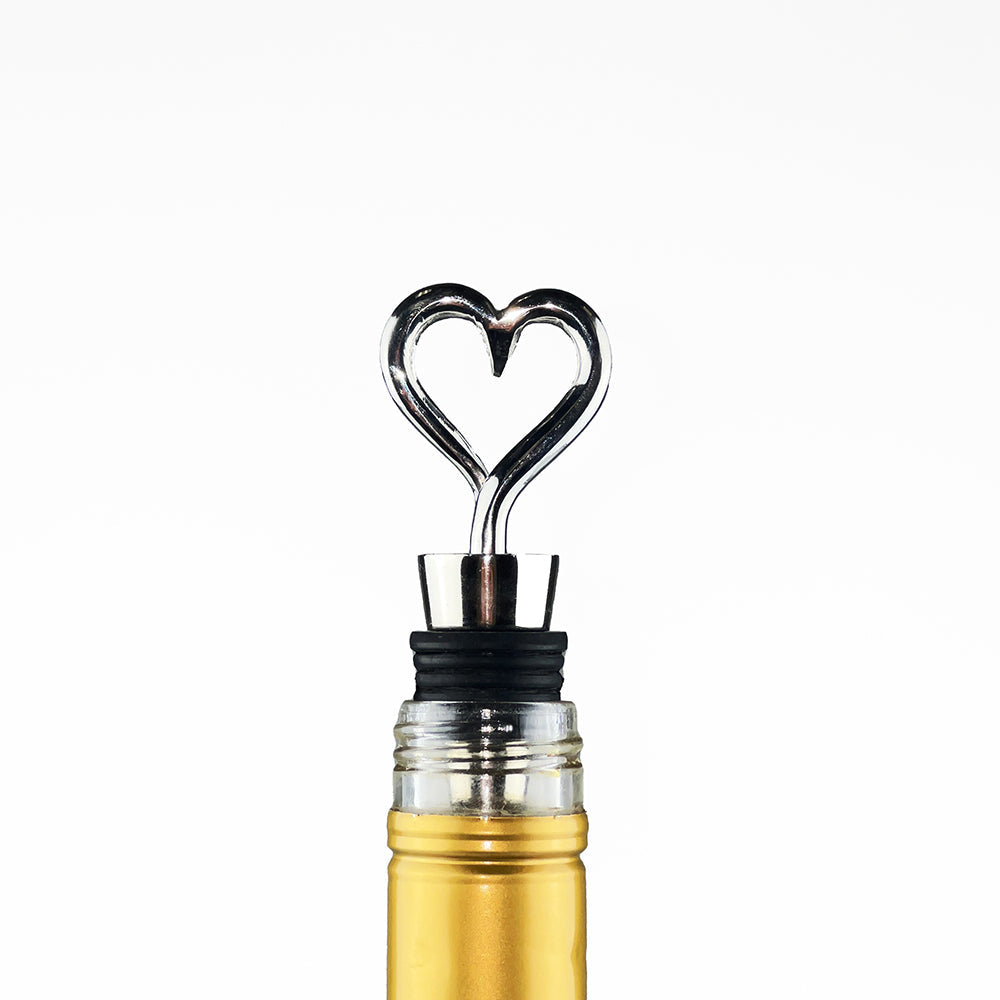 Love Heart Bottle Stopper by Selbrae House