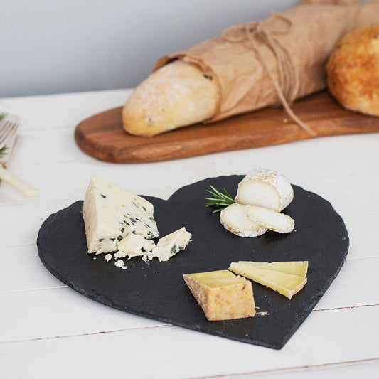 Heart Slate Cheese Board by Selbrae House
