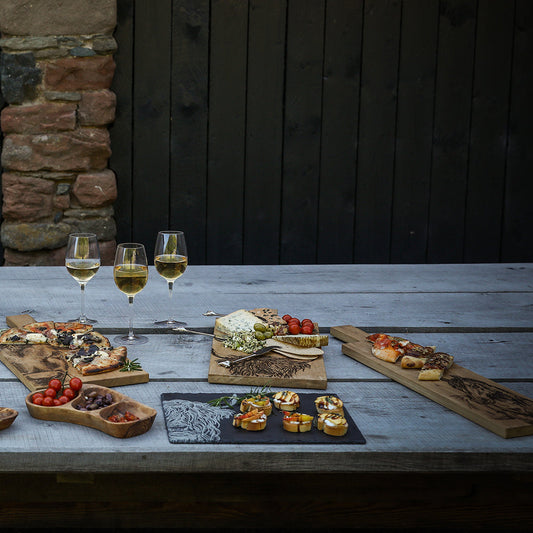 Highland Cow Slate Cheese Board by Selbrae House