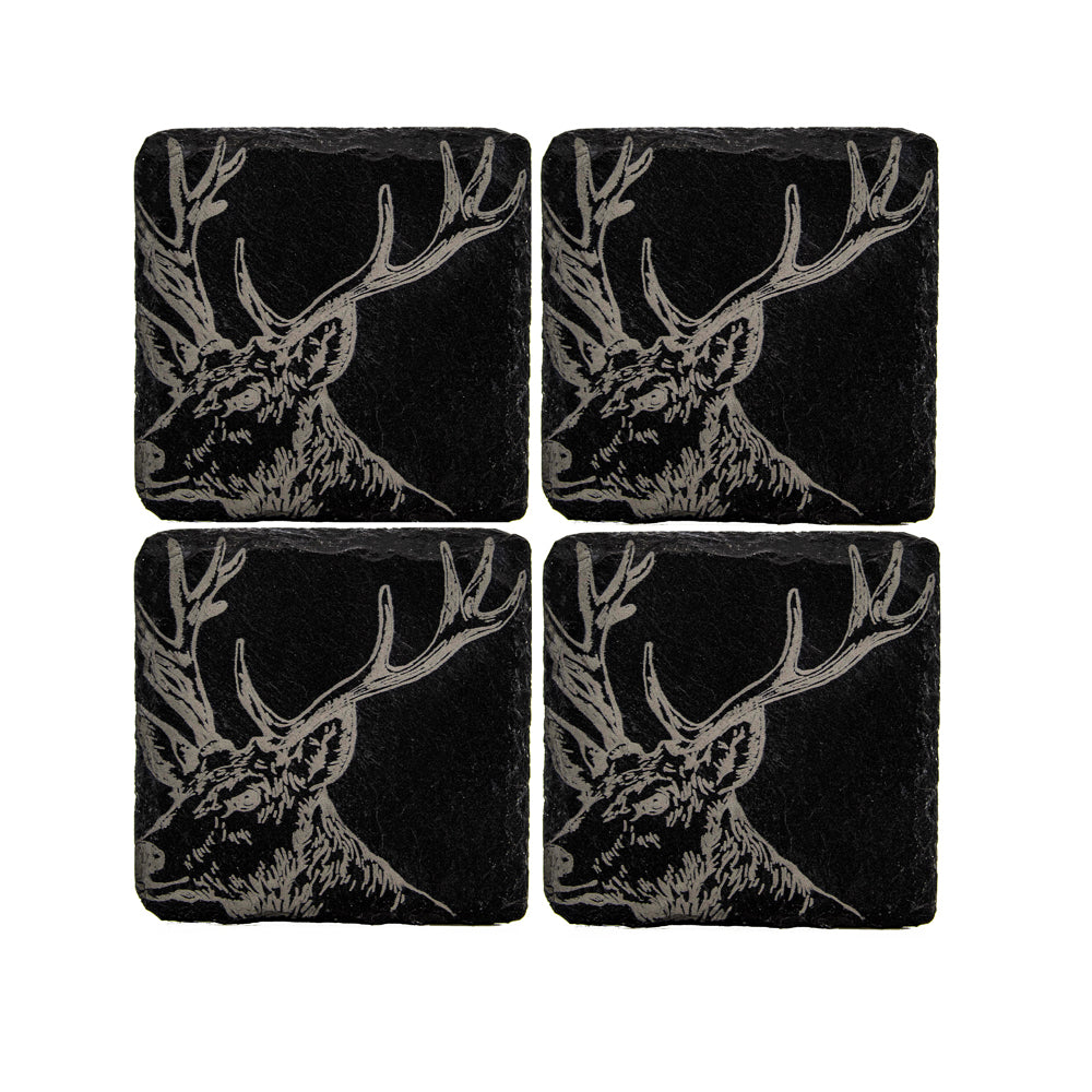 Stag Slate Gift Set by Selbrae House