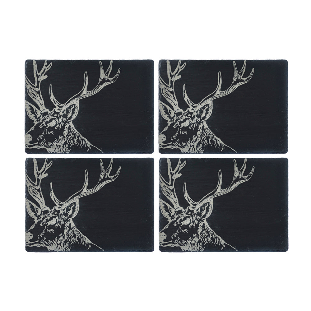 Stag Slate Gift Set by Selbrae House