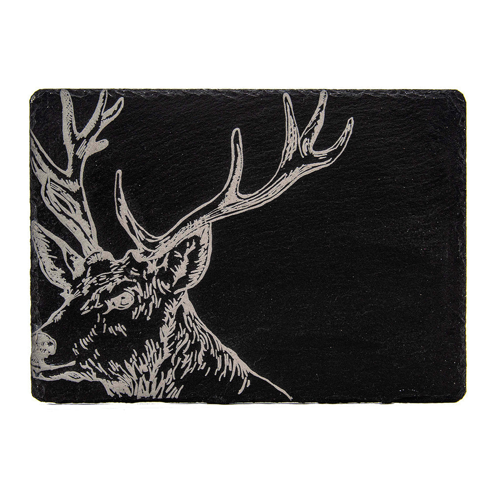 Stag Slate Gift Set by Selbrae House