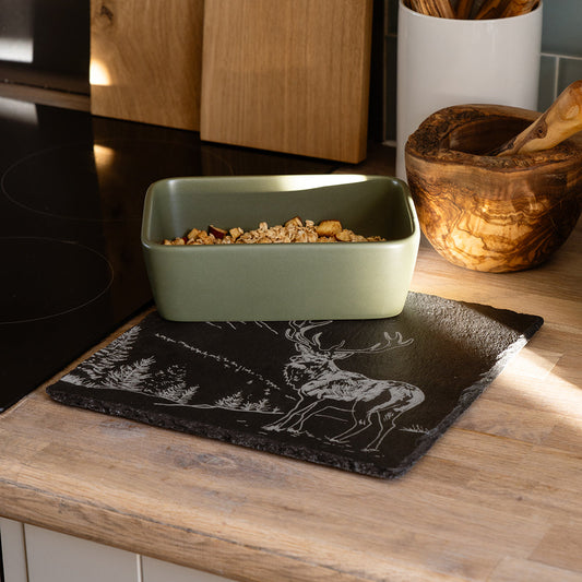 Scenic Stag Slate Pot Stand by Selbrae House