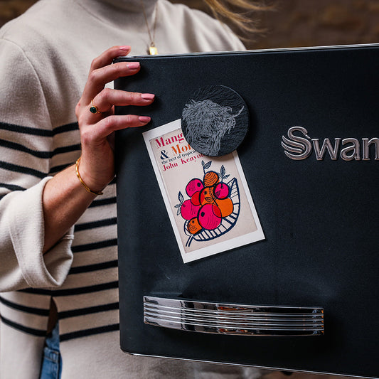 Highland Cow Slate Magnet by Selbrae House