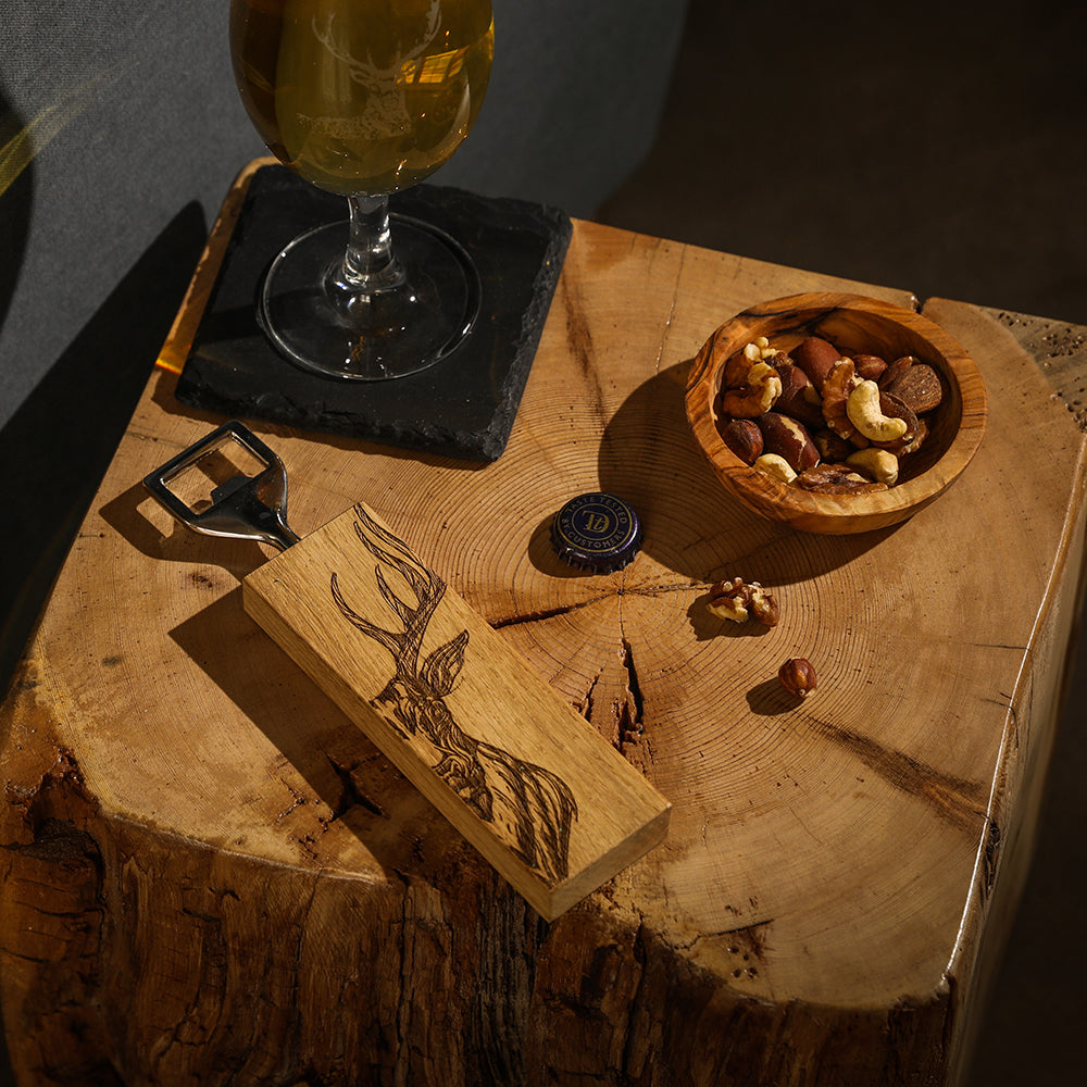 Stag Oak Bottle Opener by Selbrae House