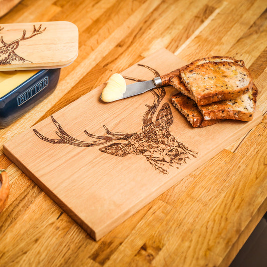 Stag Prince Oak Serving & Cheese Board by Selbrae House