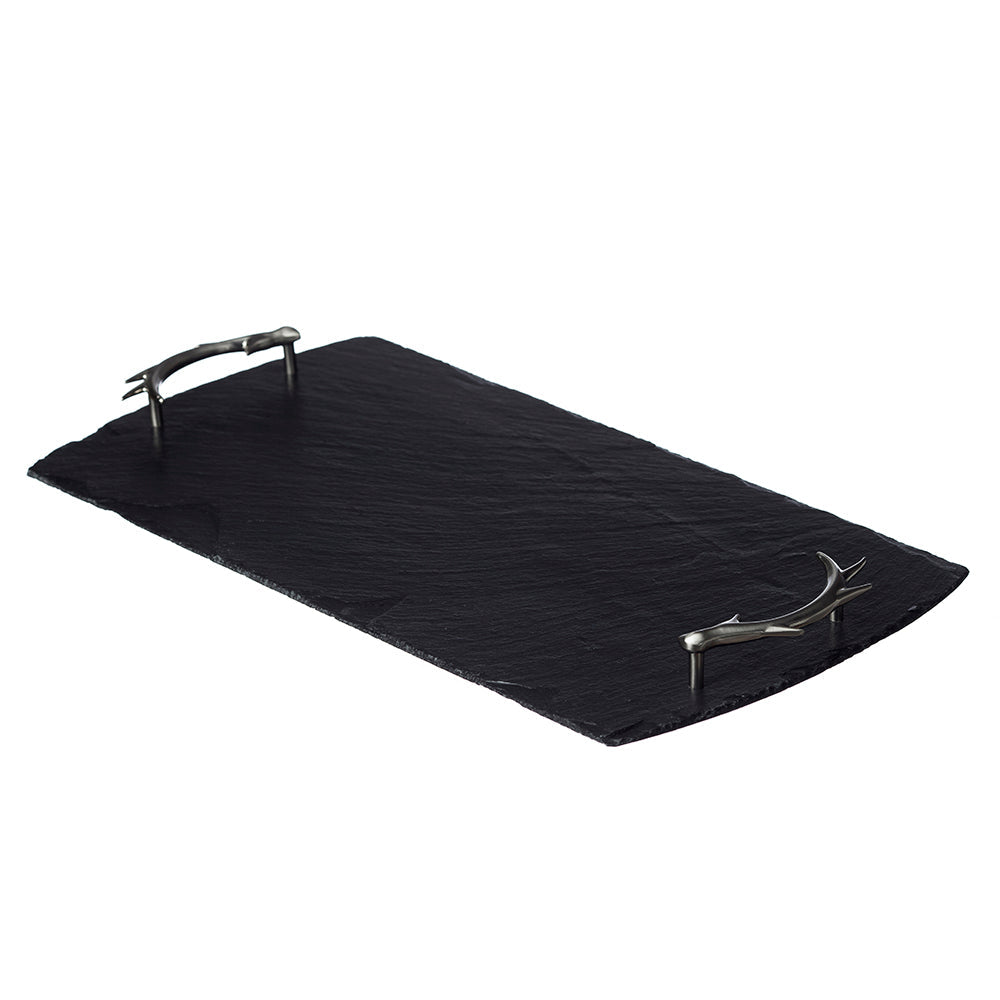 Antler Slate Serving Tray - Large by Selbrae House