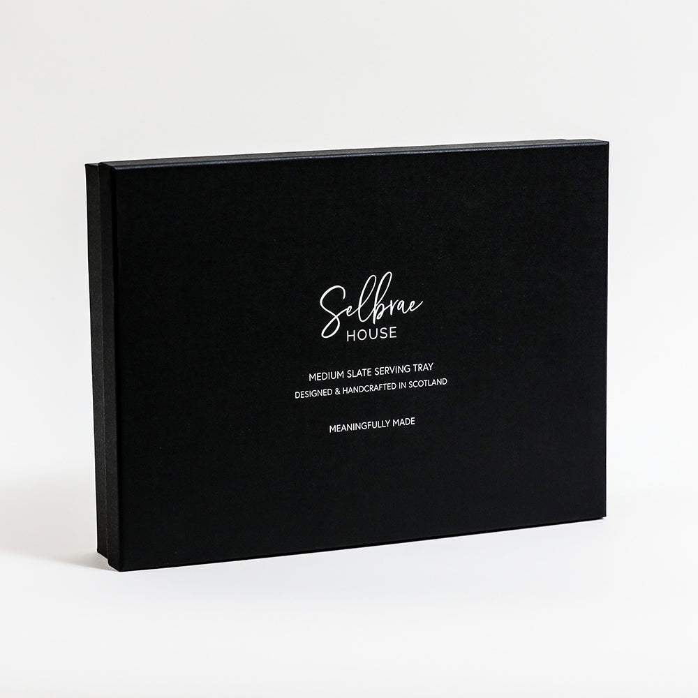 Antler Slate Serving Tray - Medium by Selbrae House