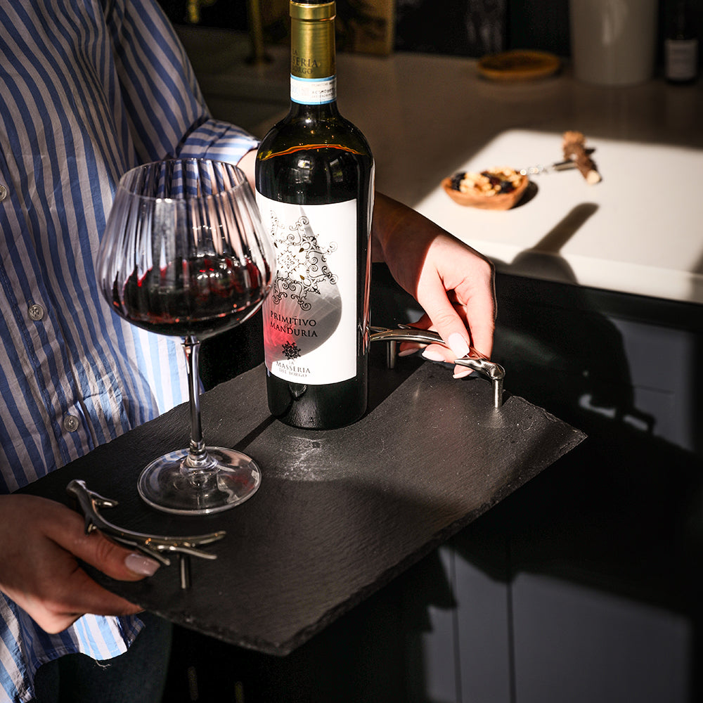 Antler Slate Serving Tray - Medium by Selbrae House