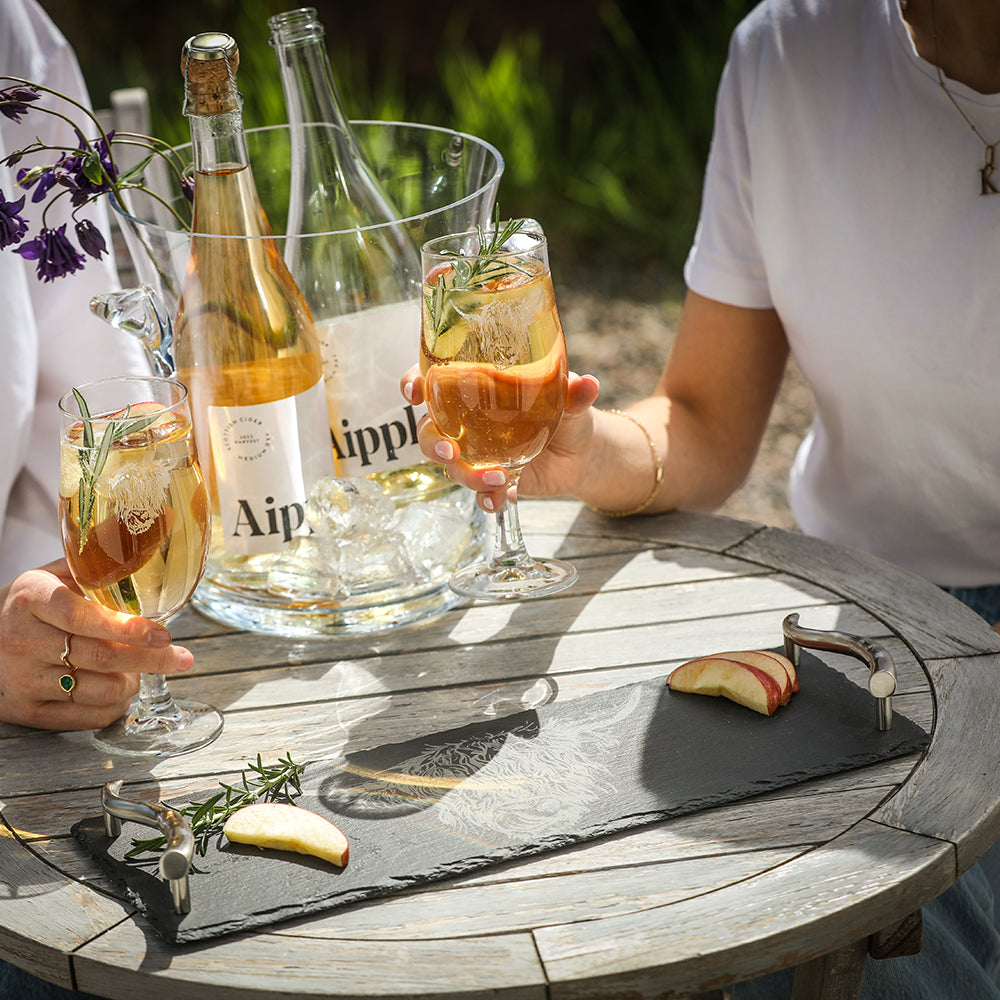 Highland Cow Slate Serving Tray - Small by Selbrae House