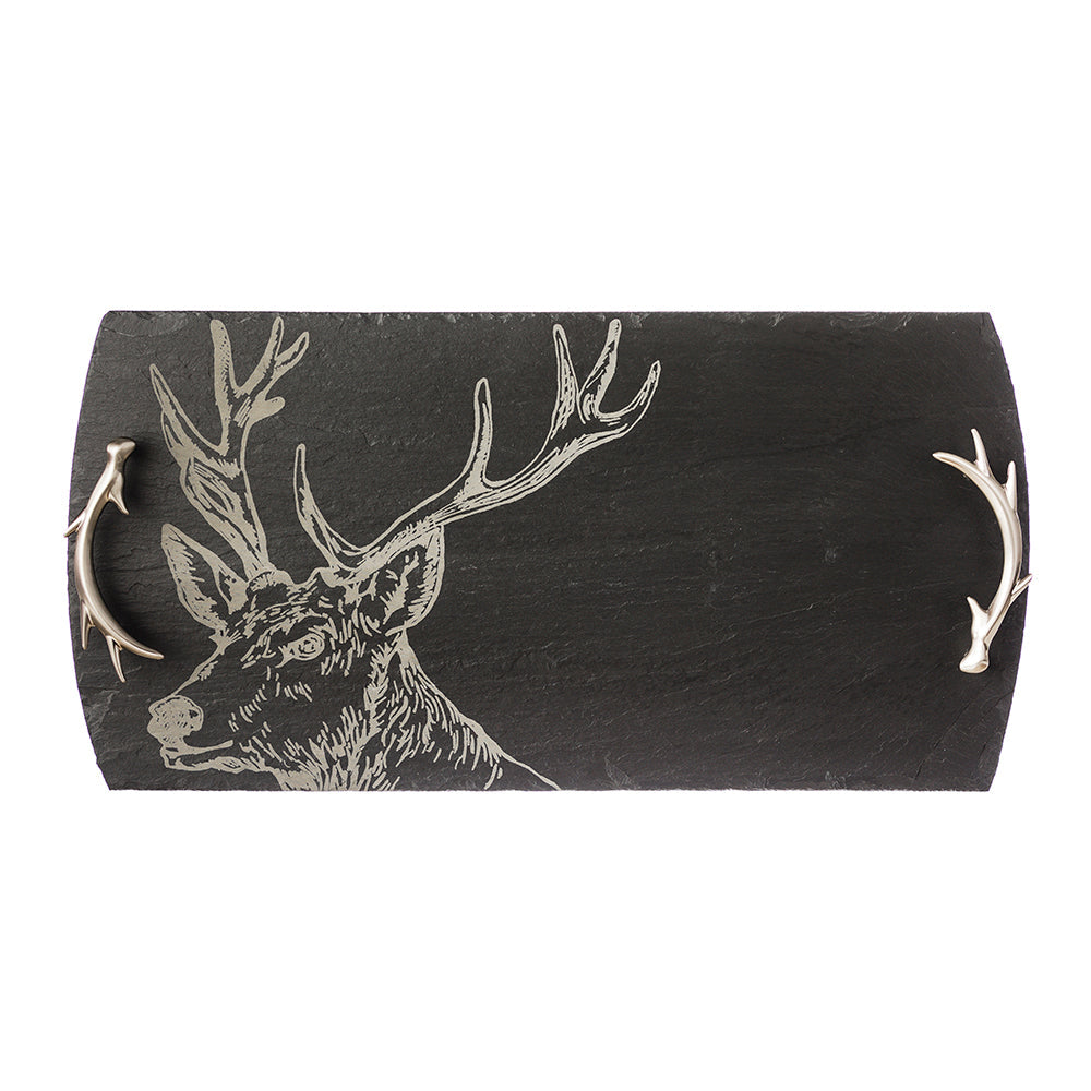 Stag Slate Serving Tray - Large by Selbrae House