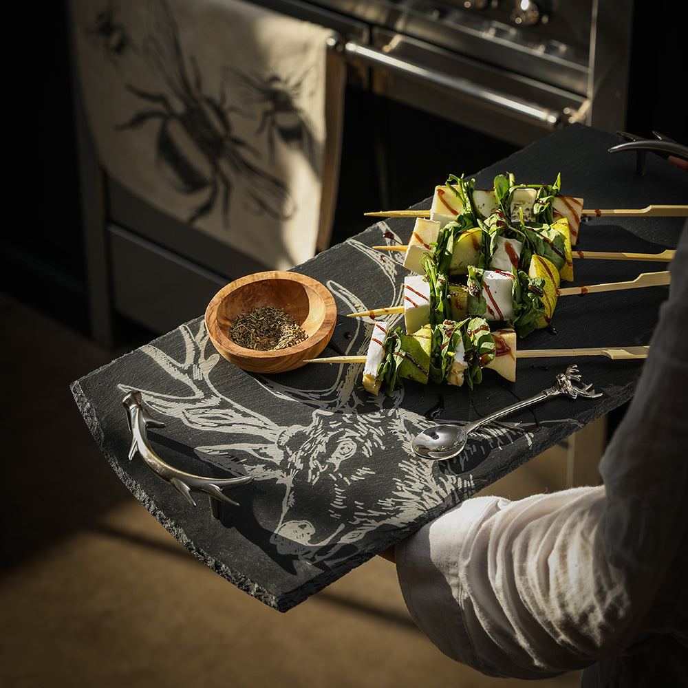 Stag Slate Serving Tray - Large by Selbrae House