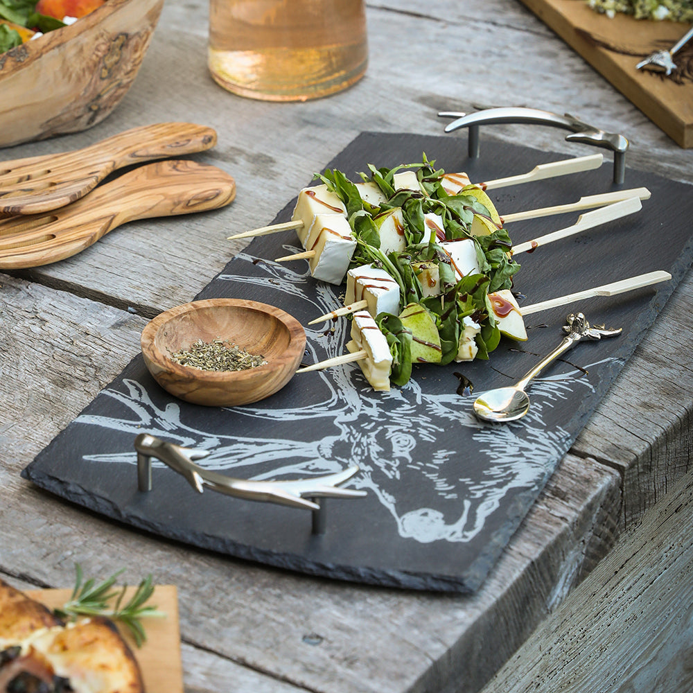 Stag Slate Serving Tray - Large by Selbrae House