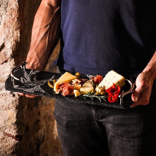 Stag Slate Serving Tray - Small by Selbrae House