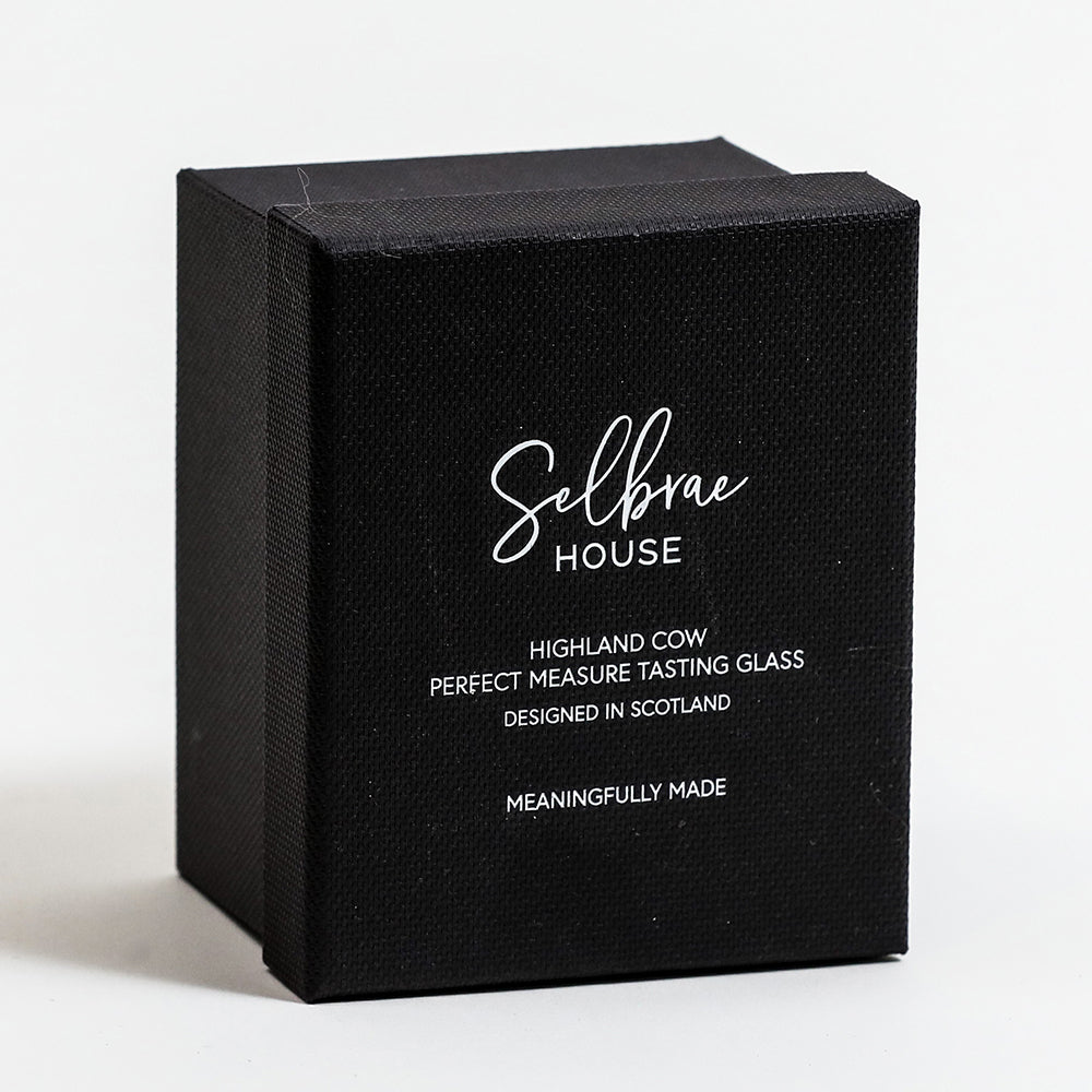 Highland Cow Perfect Measure Tasting Glass by Selbrae House