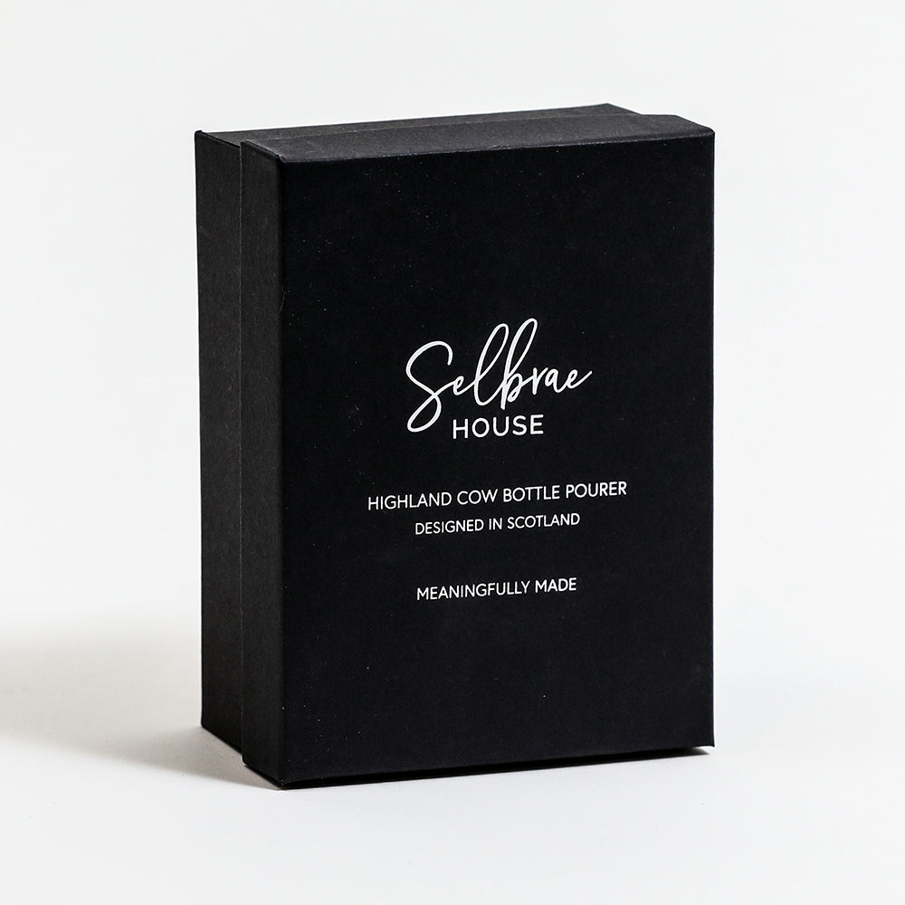 Highland Cow Bottle Pourer by Selbrae House