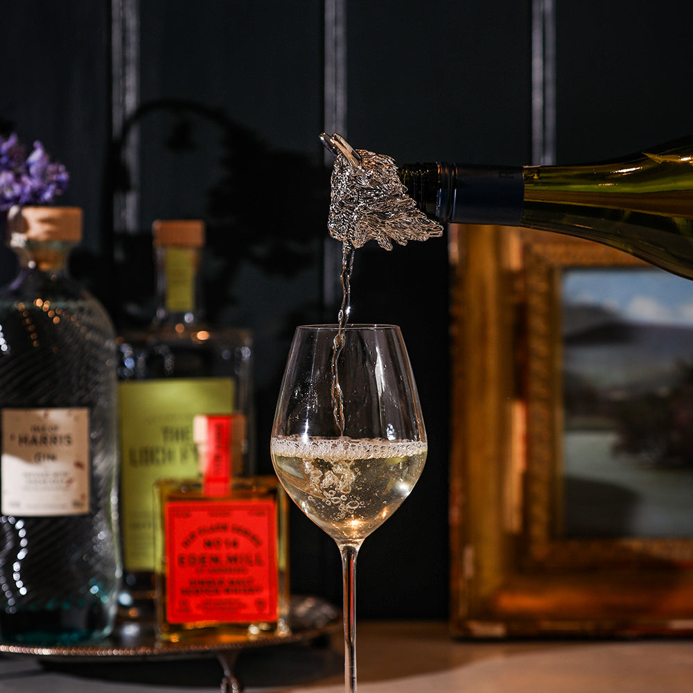 Highland Cow Bottle Pourer by Selbrae House