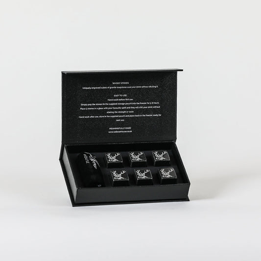 Stag Whisky Stones - Set of 6 by Selbrae House