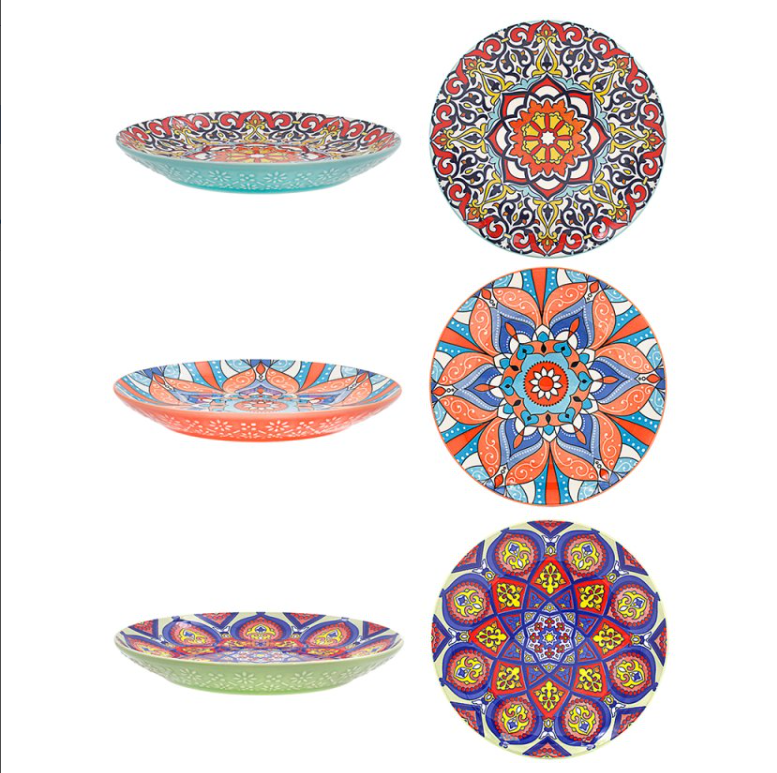 Tuscany II Side Plates Set of 3 – 21.5cm