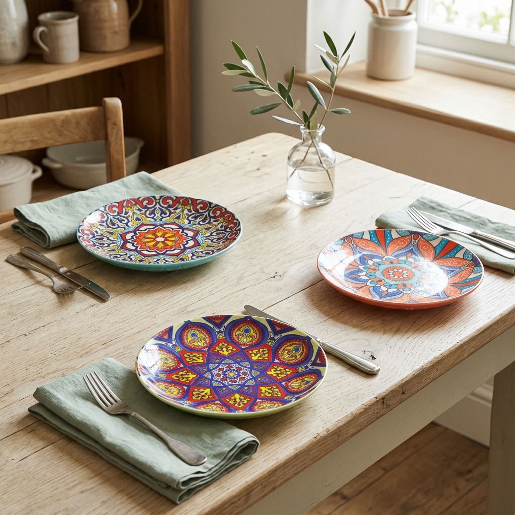 Tuscany II Side Plates Set of 3 – 21.5cm
