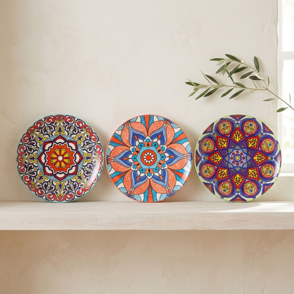 Tuscany II Side Plates Set of 3 – 21.5cm