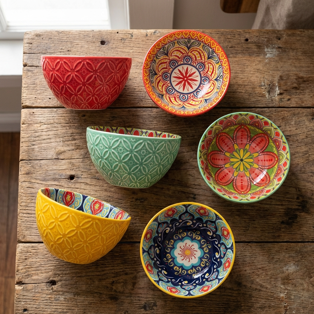 Tuscany Assorted Set of 3 Sundae Bowls 12cm