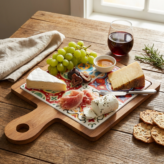 Tuscany Square Cheese Board 33cm