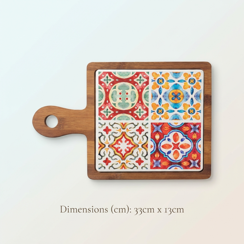 Tuscany Square Cheese Board 33cm