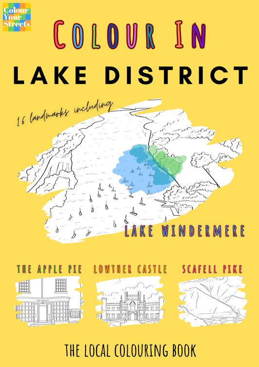 Lake District Colouring Book (A4) by Colour Your Streets