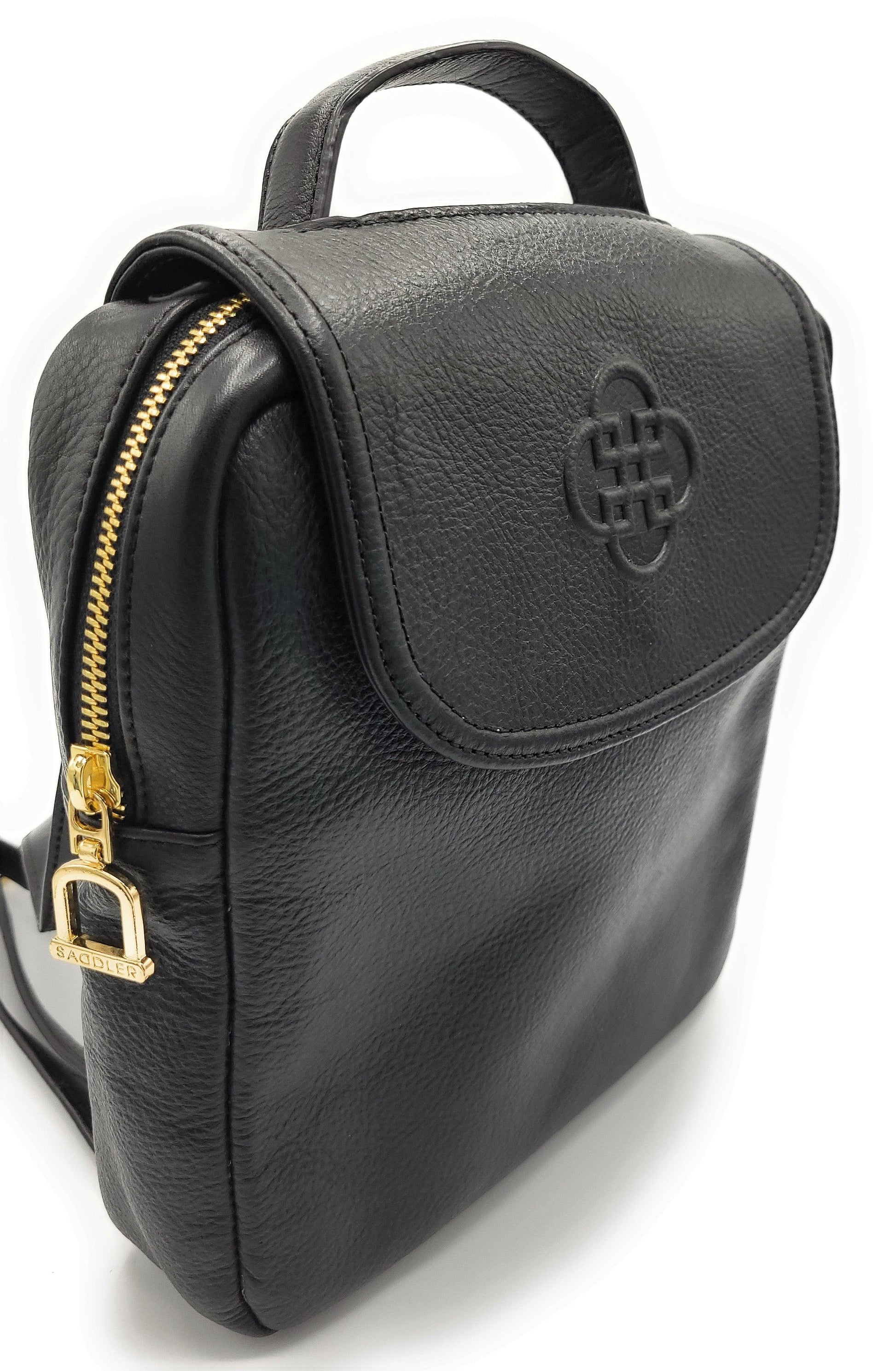 designer leather mini backpack SADDLER MAXIE Real Leather Designer Mini BackPack – The Coach House Store Ltd