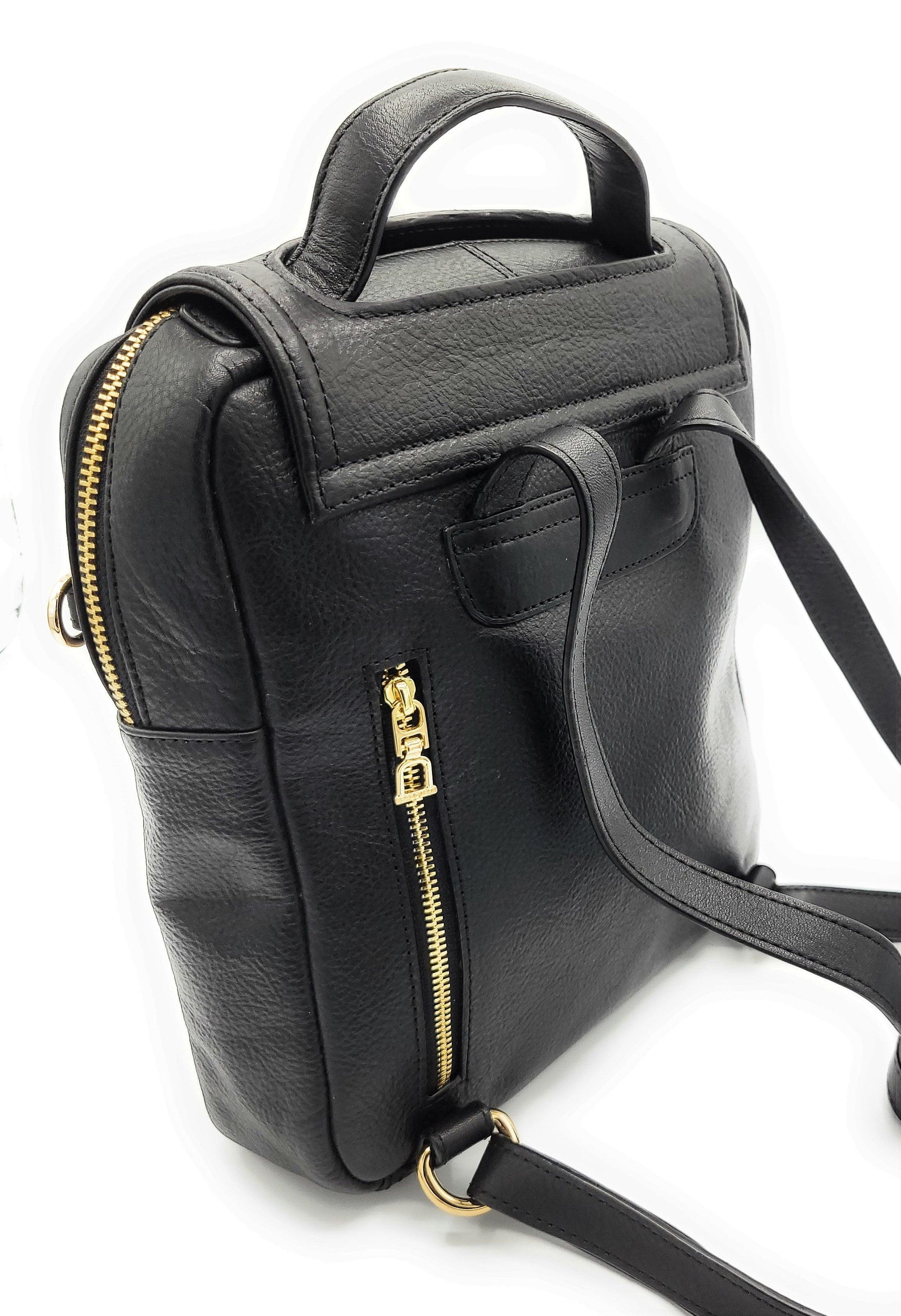 designer leather mini backpack SADDLER MAXIE Real Leather Designer Mini BackPack – The Coach House Store Ltd