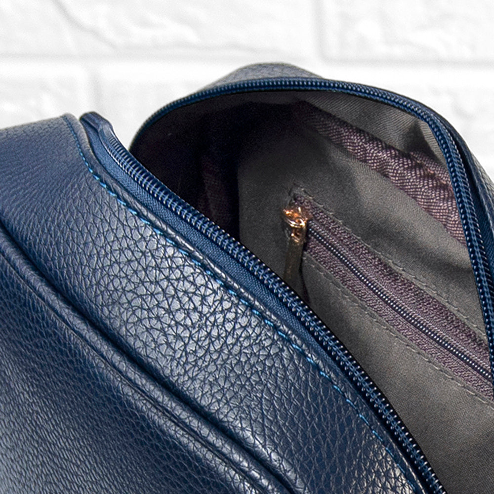 Treat Republic Personalised Luxury Crossbody Bag in Navy