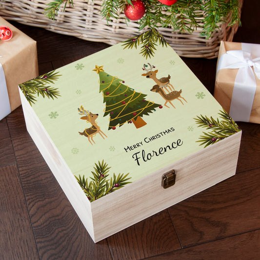 Treat Republic Personalised Playing Reindeers Christmas Eve Box