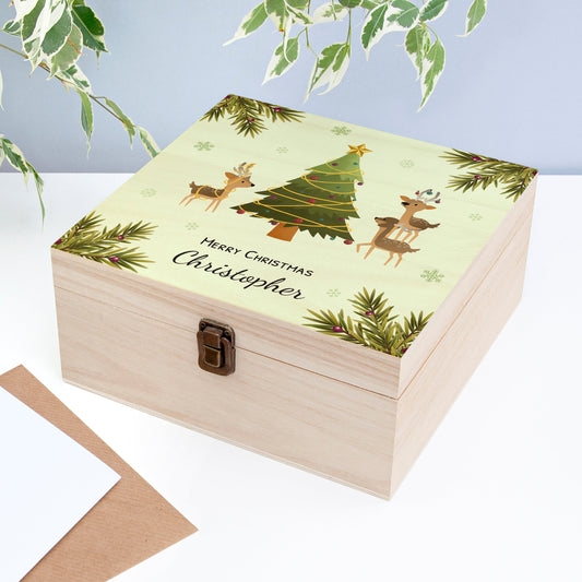 Treat Republic Personalised Playing Reindeers Christmas Eve Box
